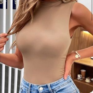 Nude body suit tank style
